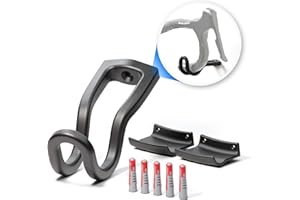 Borgen Fahrrad Wandhalterung - Rennrad Fahrradhalter - Rahmen und Fahrrad schonend bis 18 kg, minimalistisch - Rennrad Wandhalterung horizontal