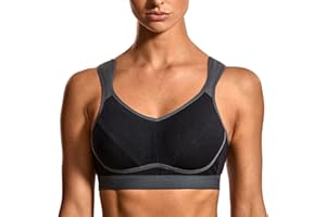SYROKAN Donna Reggiseno Sportivo Massimo Supporto Senza Ferretto