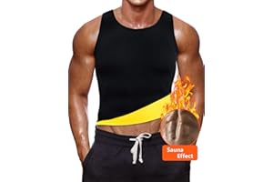 NOVECASA Gilet Sauna Homme Néoprène Transpiration Gymnastique Combustion des Graisses pour Fitness Yoga