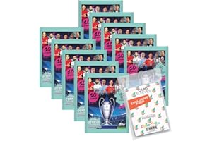 ‎COLLECT-IT.DE MY HOME OF CARDS + TOYS collect-it.de MY HOME OF CARDS + TOYS Exklusive Aufbewahrungshüllen im Bundle mit Topps - Champions League 2022/23 - Sammelsticker - 10 Tüten