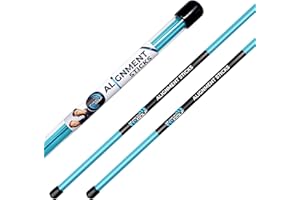 ME AND MY GOLF Ausrichtungs-trainingsstöcke Golf Aktien, blau, Einheitsgröße