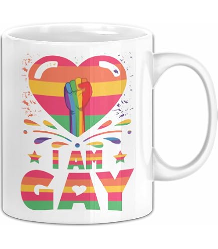 LGBT Tasse – „Ich Bin Das Regenbogen Schaf Der Familie“, Pride Geschenk, 330 Ml, Spülmaschinenfest, Beidseitig Bedruckt