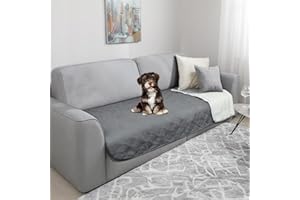 TAIKURA Cubresofá impermeable para perros, alfombrillas absorbentes para animales domésticos, reutilizables, lavables y antideslizantes, protección para sofá, cama, muebles, 76 x 190 cm