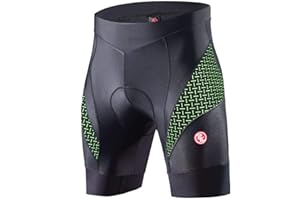 Souke Sports Men's Cycling Shorts Bicycle Bike Pants 4D High Density with Sponge Padded…