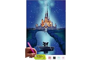 MISHBAY Diamond Painting Mosaico DIY 5D Kit Completo | Disney | Ricamo | Quadro | Pittura per numeri Diamante | Home Wand Decor | Decorazione Pittorica, Murale | Arts Craft