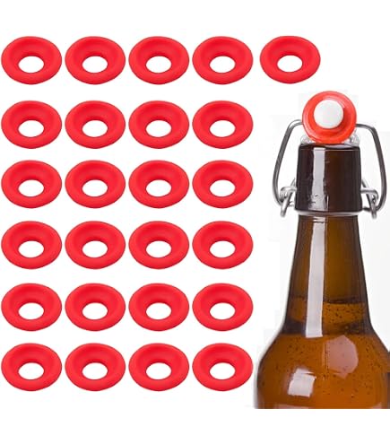 Gummiringe Für Bügelverschluss – 30er Pack, Für 2-Liter-Flaschen, Innendurchmesser 11,5 Mm