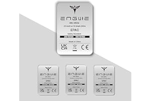 EVARGOS 3X Engwe EPAC 36v/48 250w 15.5mph EBike Legal Motor Silver Sticker Decal Bicycle (48 Voltage)