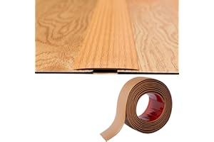 ZAYEJOD Striscia di transizione per pavimenti in PVC, 2 m di spessore x 5 cm di larghezza, strisce autoadesive per pavimenti in laminato, striscia divisoria piatta per pavimenti e bordi di giunzione, colore