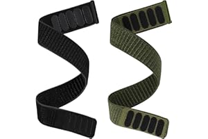 YONGBB Quickfit 22mm Bracelet en nylon pour Garmin Fenix 8 47mm/Fenix E 47mm/Fenix 7/Fenix 7 Pro/Fenix 6/Fenix 6 Pro/Fenix 5/5 Plus/Epix Gen 2/Approach S62/S60 Bracelet pour Hommes Femmes