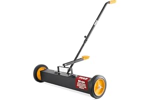 Pyle Magnetbesen, Spänesammler 61cm, Magnetic Sweeper, Magnetische Kehrmaschine mit starke & Langlebige Metallkontsruktion, Robuste Reinigung, für Industrielle & Gewerbliche Nutzung