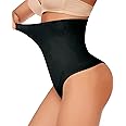 SLIMBELLE Tummy Control Thong High Waist Control Knickers Shaping Thong Control Pants Slimming Shapewear for Women
