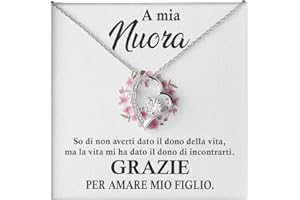NONNA PROFESSIONISTA Collana Donna Figlia Nipote Nuora Finitura in Oro, Argento Idee Regali per lei Compleanno Natale - Cofanetto con DEDICA incluso