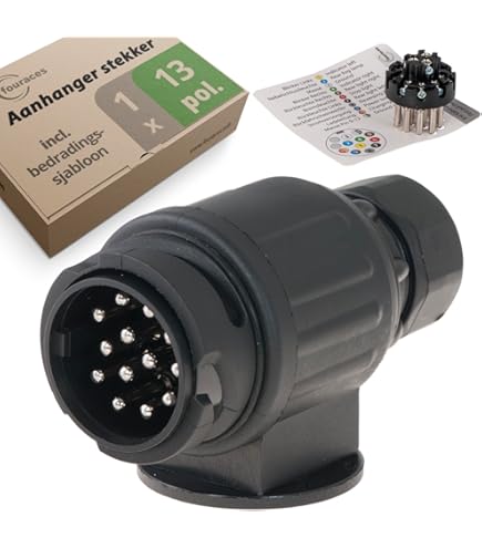 Trekhaak stekker 7 polig – stekkerdoos 7 pins – Aluminium – Drogisterij