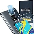 QHOHQ 2 Pezzi Pellicola Protettiva per Xiaomi Redmi Note 9S/Note 9 PRO/Poco M2 PRO con 2 Pezzi Fotocamera Pellicola Protettiv