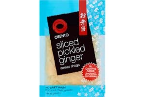 Obento Sliced Pickled Ginger (inlagd ingefära i skivor), 100 g
