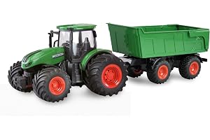 Amewi 22635 RC-traktor med tippvagn, ljus och ljud, 1:24 RTR