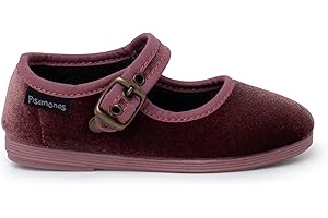 Pisamonas Merceditas Terciopelo Hebilla Oro Viejo