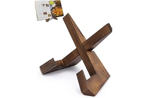 QLEUIFT 1 pcs Supporto per Piatti per l' Esposizione - Supporto per Piatti da 6.5 Pollici, Supporto in Legno per Cornici, Cavalletto Decorativi da Tavolo per l'Esposizione, Scaffale per girare i libri