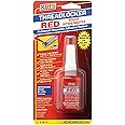 BTS RED ThreadLocker MIL-S-46163A Adhesive for nuts and bolts - High strength - 10ml