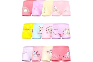 Adorel Culotte Coton Shorty Boxer Calecon Fille Lot de 12