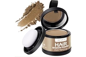 ZOXPM Sombra para el Cabello, Retoca Raices Corrector para Cabello, Polvo para Cubrir las Sombras para el Cabello Impermeable Uso para Rellenar el Cabello Debilitado (cafe)