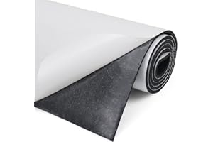 SDLDEER Neopren Schaumstoffplatte Selbstklebende, 300mm(B) x3mm(D) x1.5m(L) Multifunktions Schaumstoff Selbstklebend, Schaumstoffrolle schalldämmung Rutschfest Isolierung Stoßdämpfung, Schwarz