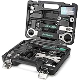 cyclists Fahrrad Reparaturset, Tragbarer Fahrrad Werkzeugkoffer Fahrrad Werkzeug Set für Fahrrad Reifen Kette Montage Reparat