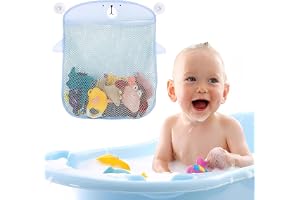 Bath Net Leksak, Nät Badleksak, Arrangör Leksaker Badrum Väska Nät Hängande Förvaringsställ Badleksak, Med 2 Kraftfulla Sugko
