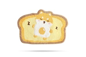 Molesun Tapis de Salle de Bain en Forme de Chat Mignon, Extra Doux et Absorbant, Lavable en Machine, Tapis antidérapant pour Baignoire, Douche et Salle de Bain, 50x80cm