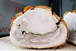 Porchetta Pugliese | Trancio da 2,5 kg | SENZA CONSERVANTI - SENZA GLUTINE - SENZA LATTOSIO | Cornacchia Salumi
