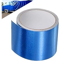 Nastro Riparazione Teloni Impermeabile 10cm X 10m - Per Tende Da Sole, Gazebo, Piscine Gonfiabili, Resistente A Pioggia E Sole - Foto 4