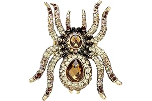 Angel Jewelry Women's Rhinestone Spider Adjustable Fashion Ring