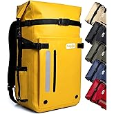 Ruqqle Waterproof Dry Bag 20/30/45L, Versatile Dry Backpack with 3 External Pockets, Comfortable for Beach, Sea, Boat, Canoe,
