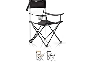 ‎METEOR Krzesło Kempingowe Składane Wędkarskie Ogrodowe Trwały Fotel na Zewnątrz Kemping Festiwale Ogród Przyczepa Kempingowa Wędkarstwo Grill Lekki Dorośli Dzieci Meteor