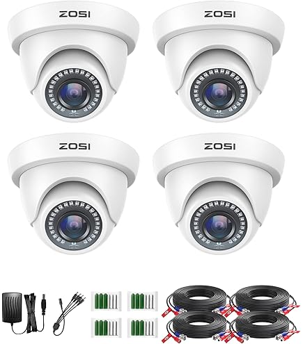 ZOSI H.265 8CH 2MP Überwachung Kamera Set Außen DVR CCTV HD Sicherheit Kamera e