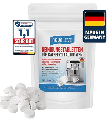 Entkalkungstabletten 40 Stück - Für Kaffeevollautomaten Und Espressomaschinen