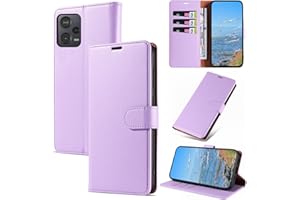 KKEIKO Funda para Xiaomi Redmi Note 12 Pro Plus 5G, Billetera Carcasa de PU Cuero, Anti Golpes Magnético Funda con Stand Function para Redmi Note 12 Pro+ 5G, Morado