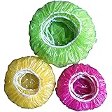 Guanici Schüsseln Tassen Abdeckhauben Lebensmittel Abdeckung Staubschutzhülle aus Kunststoff Topfhauben wasserdichte Duschhau