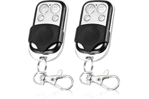 KODWIS 2PCS Telecommande Universelle Portail, Bip Portail Universelle pour Porte de Garage Telecommande Universelle Garage sans Fil Compatible 433.92 MHz Pour Ouvre-porte de Garage à 4 Touches