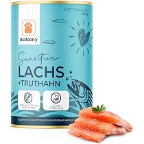 Balloony.pet - Superfood Nassfutter mit Lachs & Truthahn (6x400g)   Darmschonend  Fr Hunde mit sensibler Verdauung und besonderen  Ernhrungsbedrfnissen : Amazon.de: Haustier