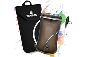 BBAIYULE® Vessie d'hydratation 2l sans BPA |Système d'hydratation pour Sac à Dos avec Tuyau d'hydratation|Vessie d'hydratation Poche d'hydratation