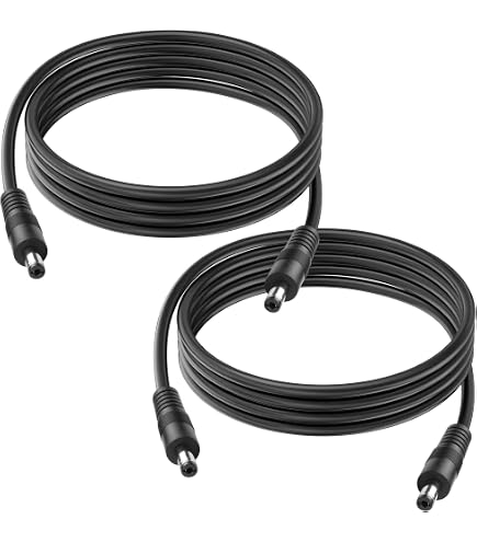 QIANRENON Cavo Di Ricarica Da 4 Mm Spina Banana A DC 5.5×2.1 Mm – 18 AWG, 2 Metri, Per Alimentazione 12V-24V