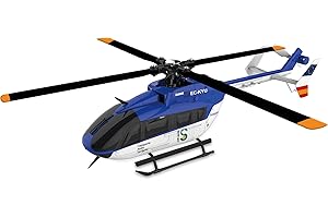 Amewi 25193 EC145 Hélicoptère Brushless 6 canaux RTF Bleu/Blanc