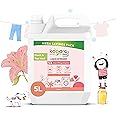 Koparo Natural Laundry Liquid Detergent | 5 Litres | Fresh Cotton, Lily & Vanilla | Top Load, Front Load Washing Machine & Hand Wash Friendly | Organic & Eco-Friendly | Tough on Stains, Safe for Kids