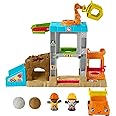 Fisher-Price Little People Load Up ‘n Learn Construction Site, Musical playset with Dump Truck for Toddlers and Preschool Kids Ages 1 ½ to 5 Years