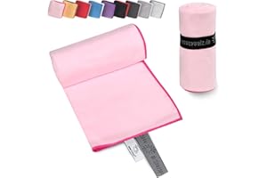 Wowtowelz Mikrofaser Handtuch - kompakt und leicht - Microfaser Handtuch schnelltrocknend - als Reisehandtuch, Sporthandtuch, Strandtuch - Badetuch groß - Fitness, Sport, Schwimmen