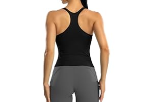 ATTRACO Canotte da allenamento da donna con reggiseni incorporati camicie da corsa gilet sportivo yoga palestra top aderente