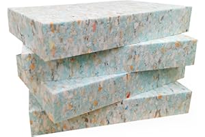 Yoga Studio Recycled Chip Foam Full Yoga Blocks (4 Pack)