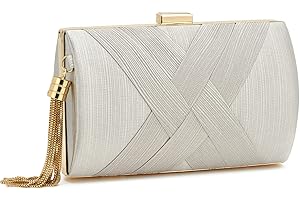 ZOUIQSS Women Clutch Bag Evening bag Fringed Evening Handbag,Lady Party Wedding Clutch Purse Chain Shoulder Cross Body Bag