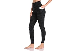 COLORFULKOALA Colofulkoala 7/8 Mallas Deporte de Cintura Alta Mujer con Bolsillos, Leggins Push Up, Fitness Pantalones para Yoga Gym Running Pilates Leggings